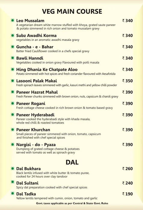 Dakku,S menu 