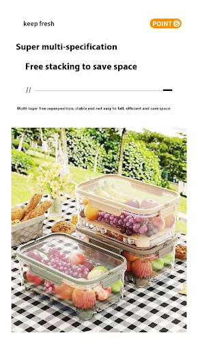 Title 1, Portable Vegetable Draining Crisper Outdoor Pic...
