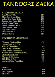 Tandoori Delight menu 1