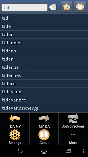 Danish Myanmar dictionary