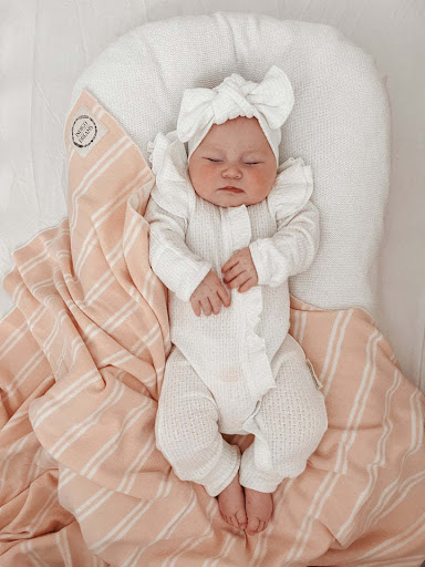 Title 14, Girl Infant Bodysuit Long-sleeved Knitted Stret...
