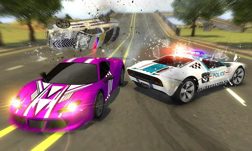 Screenshot Police Car vs Gangster Escape