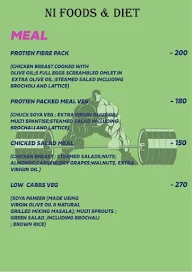 Ni Foods And Diet menu 4