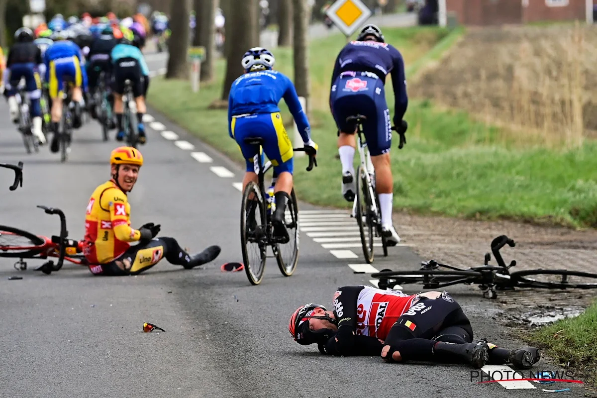 Meteen waaiers maar vooral crashes eisen slachtoffers: opgaves van Frison, Halvorsen en Van Staeyen