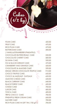 Flurys menu 1