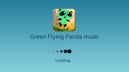 Green Flying Panda musti