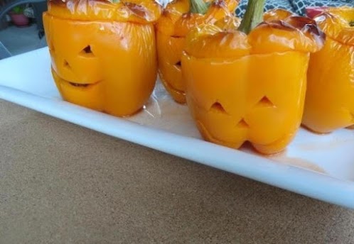 Jack O Lantern Stuffed Peppers Recipe