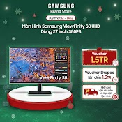 [Mã Elmall31 Giảm 5% Đơn 3Tr] Màn Hình Samsung Viewfinity S8 27 Inch Uhd S80Pb Ls27B800Pxexxv | Bh 24 Tháng