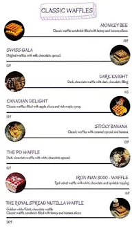 Big Bang Waffles menu 1