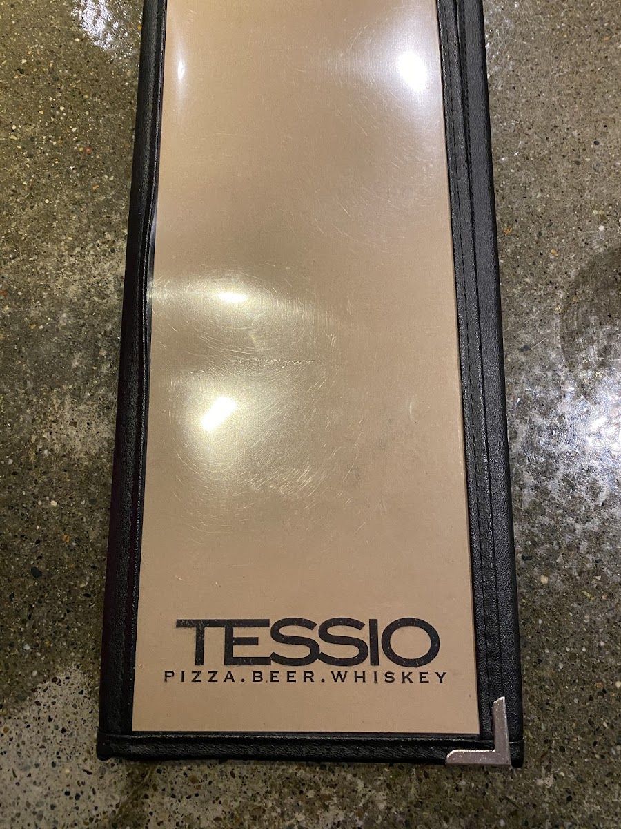 Tessio gluten-free menu