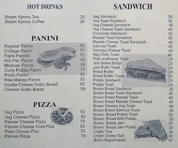 Shree Snacks & Juice Centre menu 