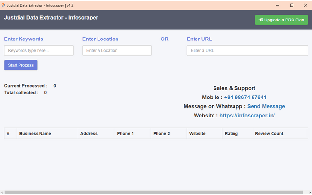 Justdial Data Extractor – Infoscraper Preview image 0