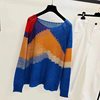 Title 5, Loose Lazy Hollow Top Womens Pullover Long-sle...