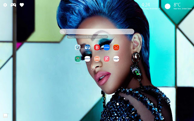 Cardi B Wallpaper HD New Tab Theme