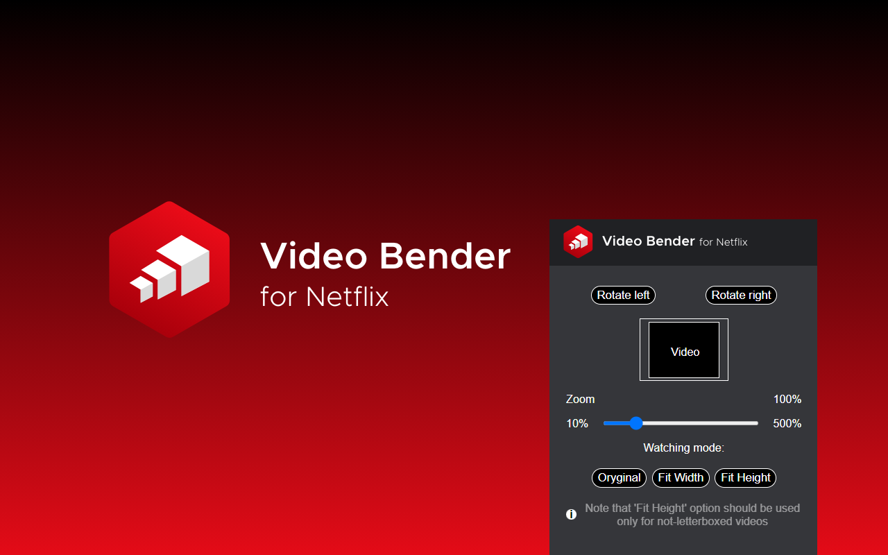 Netflix Video Bender: rotate and zoom video Preview image 4