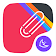 Colorful point Line theme icon