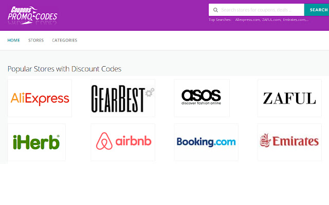 Coupons and Discount Codes chrome extension