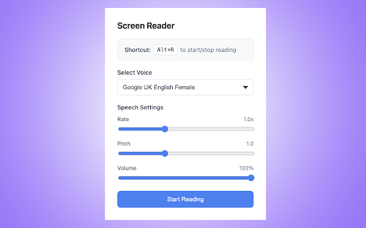 Screen reader