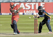 GOT THIS COVERED: Neil McKenzie of the Lions pulls a delivery during the Ram Slam T20 semifinal match between bizhub Highveld Lions and Chevrolet Knights at Bidvest Wanderers Stadium on Sunday  Photo: Duif du Toit/Gallo Images