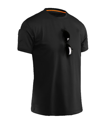 Title 7, Outdoor T-shirt Mens Loose Round Neck Tactical...