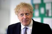 Britain's Prime Minister Boris Johnson answers questions from the media after a visit to King Solomon Academy in Marylebone, London, Britain, on April 29 2021. 