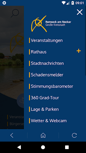 Screenshot Remseck App