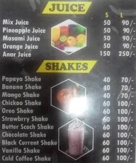 Royal Snacks & Juice menu 1