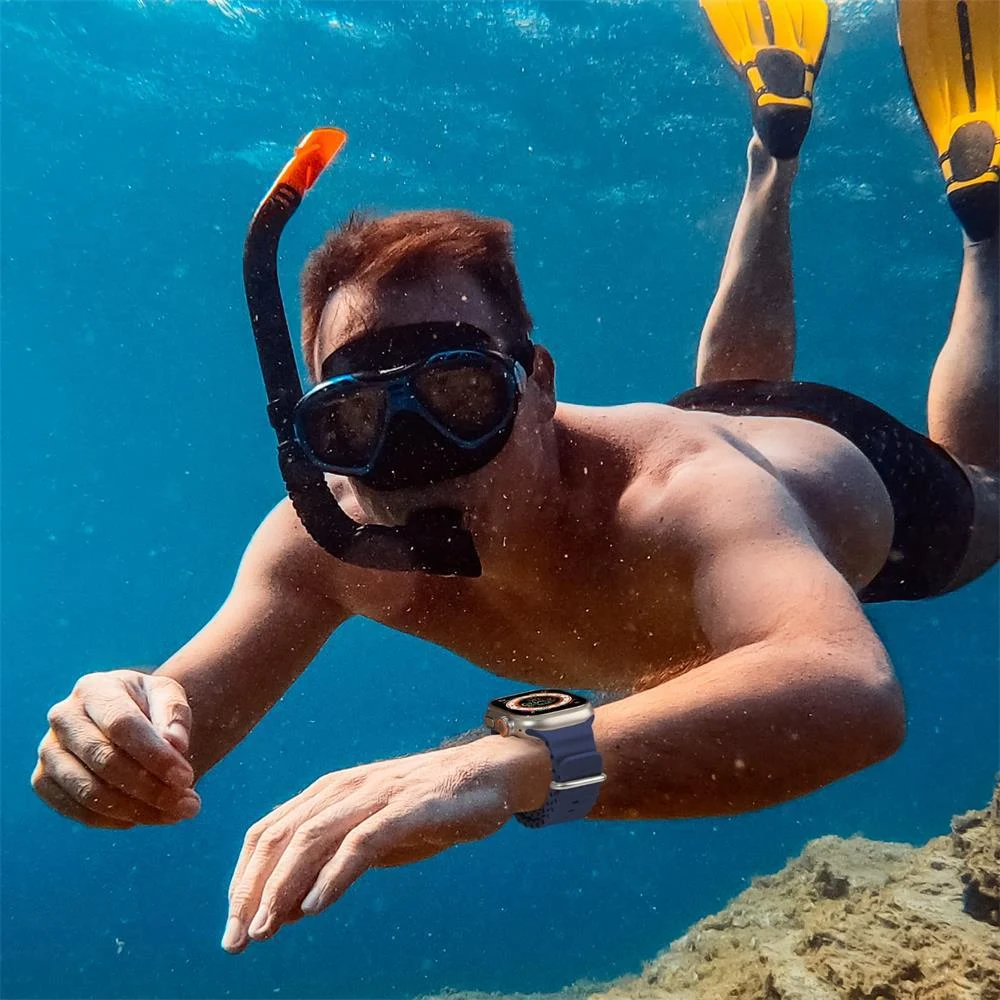Title 3, Marine siliconen horlogeband voor Ultra horloge...