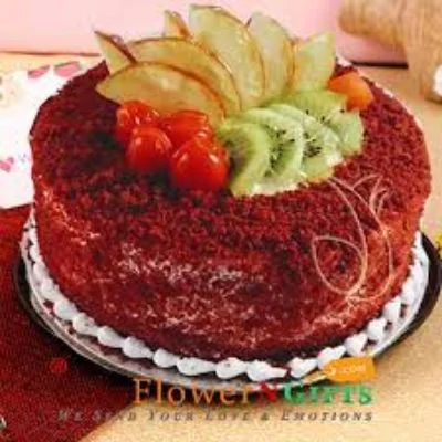 Red Velvet Fruit Cake