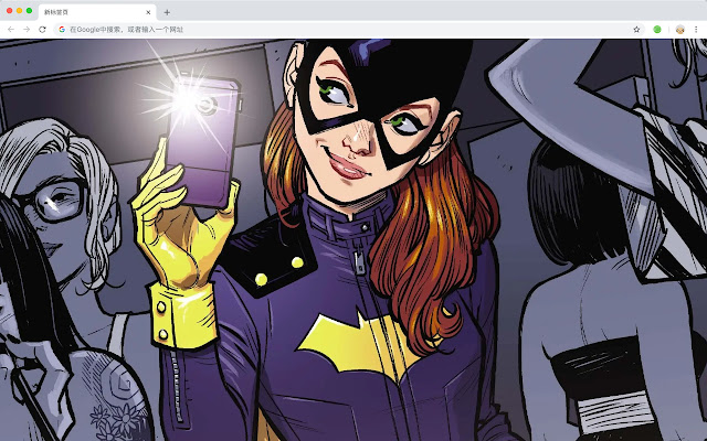 Bat Girl New Tab Page HD Wallpapers Themes