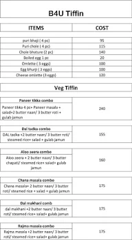 B4U Tiffin menu 4