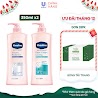 Combo 2 Sữa Dưỡng Thể Dưỡng Sáng Da Tức Thì Và Sáng Da Mát Lạnh Vaseline 350Ml/Chai