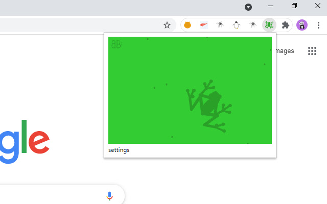 aB Tree Frog chrome extension