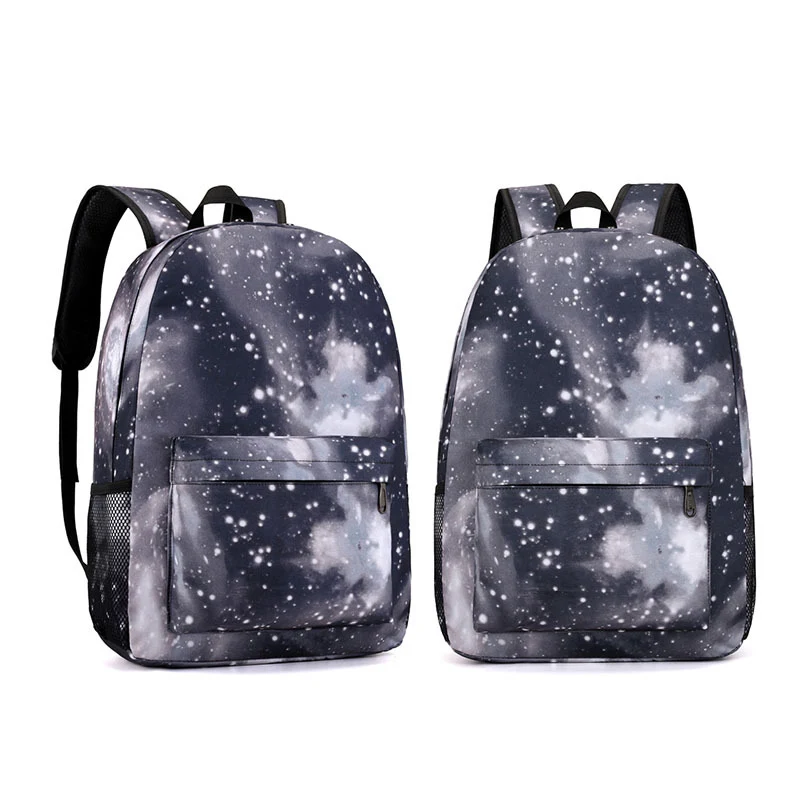 Dames casual canvas rugzak met sterrenhemel design. Stijlvol, ruim en perfect voor dagelijks gebruik. Comfortabel en ideaal voor school of vrije tijd.