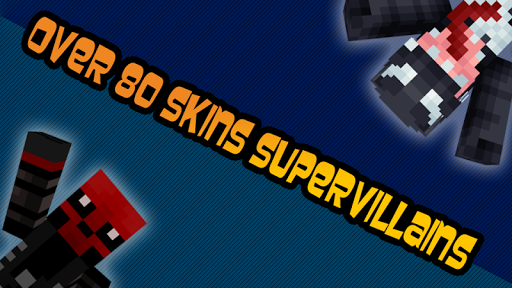 Supervillain skins to mc pe