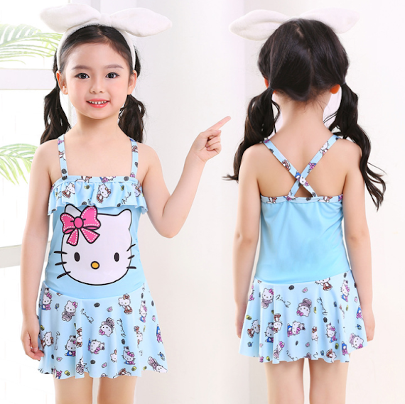 Đồ Bơi Bé Gái Họa Tiết Mèo Xinh Bbo14 Mayhomes Cute Babygirl Swimsuit