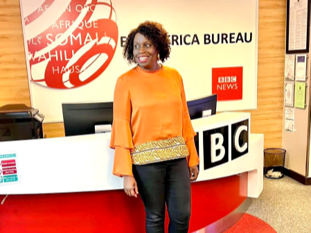 Outgoing BBC Head of East Africa Languages Rachael Akidi
