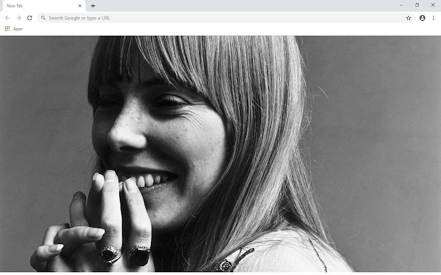 Joni Mitchell New Tab & Wallpapers Collection