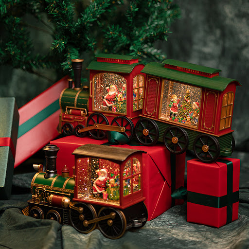 Title 2, Christmas Santa Claus Train Music Box - Create ...