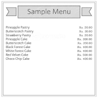 Chawla Confectioner's menu 1