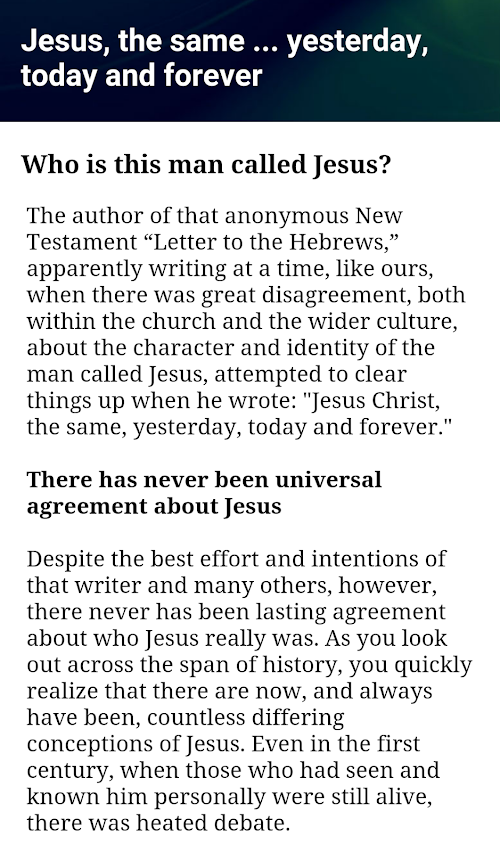 Android application Christian Sermons screenshort