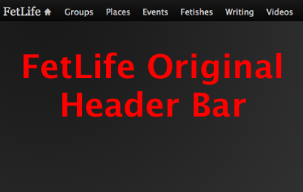 FetLife Original Navigation Bar small promo image