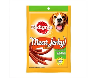 Pedigree Meat Jerky Stix - Bacon Flavour, For Adult Dogs - 60 g