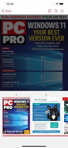 Screenshot PC Pro Magazine