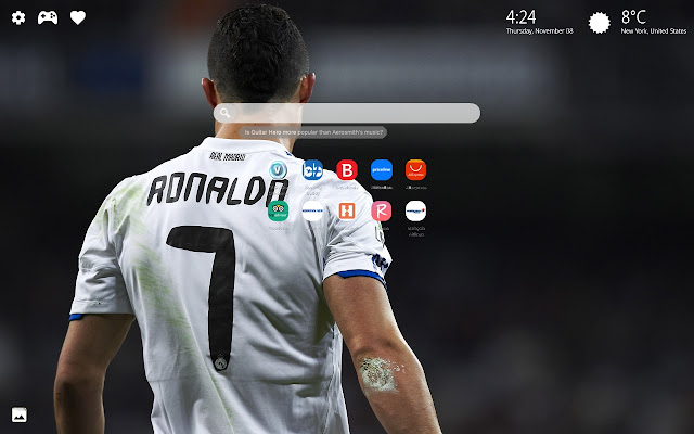 Cristiano Ronaldo CR7 Themes New Tab