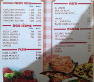 Prince Dhaba menu 1