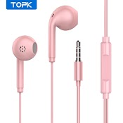 Tai Nghe Nhét Tai Topk F17 Cho Ip Android Và Jack Cắm 3.5Mm - Bảo Hành 1 Tháng