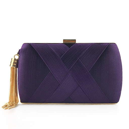 Title 2, Dinner Satin Fashion Tassel Clutch