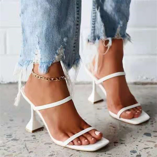 Title 4, Womens fashion sandals featuring a slim, high ...