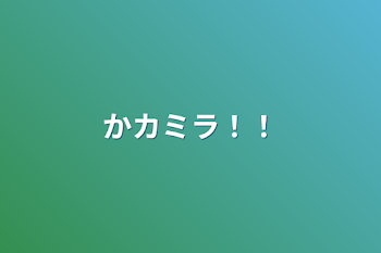 「かカミラ！！」のメインビジュアル